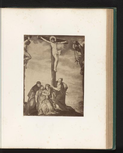 Photographic reproduction of the painting The Crucifixion by Paolo Veronese