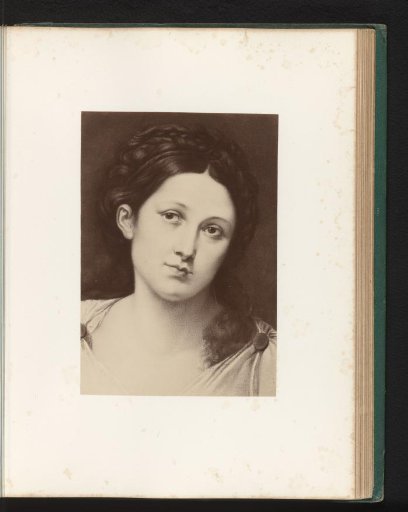 Photographic reproduction of a painting of a portrait study by Padovanino