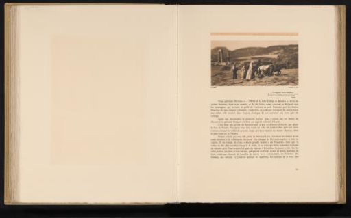 Peasants working the land near the ruins of the Temple of Zeus in Nemea