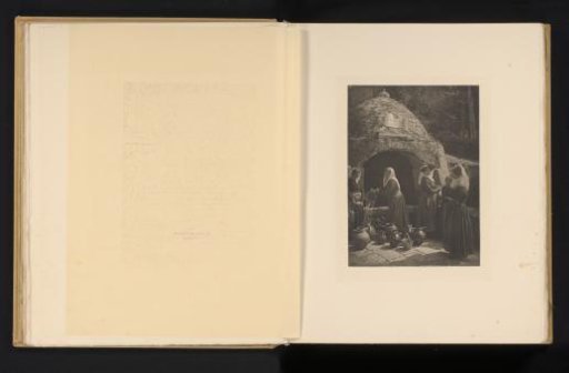 Women at a water pump in Gastouri on Corfu