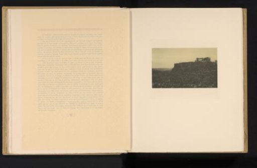 View of the Acropolis of Athens