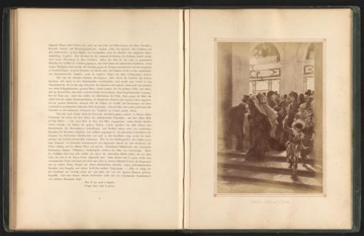 Photographic reproduction of a painting of a scene during Carnival by Ludwig Johann Passini