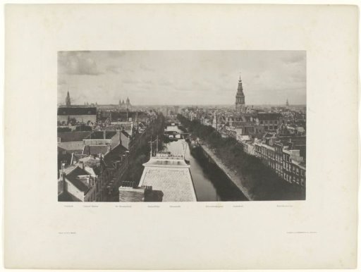 Kloveniersburgwal, seen from the Doelen Hotel; Amsteldijk near the Ceintuurbaan, seen from a residential house on Amsteldijk 42