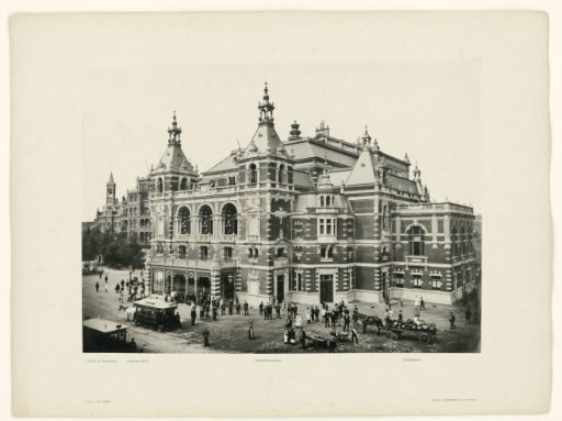City Theatre, seen from the photographer's residence, Leidseplein 9, Amsterdam