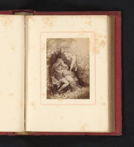 Photographic Reproduction of the Drawing Helena, Faust by Wilhelm von Kaulbach