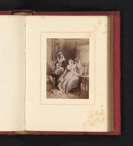 Photographic Reproduction of the Drawing Eugenie, Natural Daughter by Wilhelm von Kaulbach