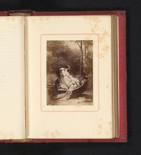 Photographic Reproduction of the Drawing Ottilie, Elective Affinities by Wilhelm von Kaulbach