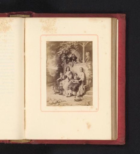 Photographic Reproduction of the Drawing Friederike, Truth and Poetry by Wilhelm von Kaulbach