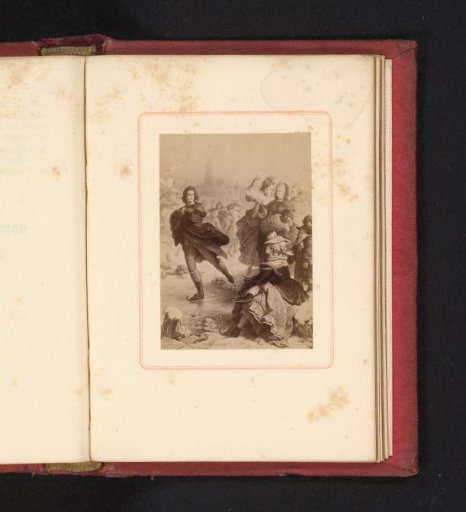 Photographic Reproduction of the Drawing Goethe in Frankfurt, Truth and Poetry by Wilhelm von Kaulbach