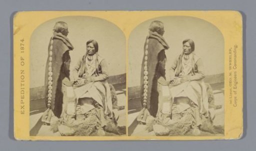 Two Kapotaman men of the Ute people in New Mexico