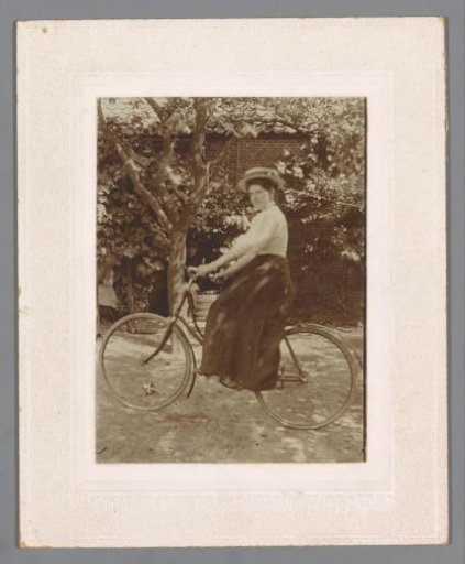 Portrait of an Unknown Woman on a Bicycle