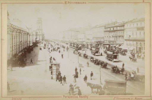View of Nevsky Prospekt in St. Petersburg