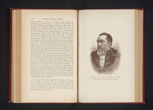 Reproduction of a photograph of a portrait of George Tyler, Lord Mayor of London in 1893