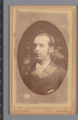 Portrait of an unknown man