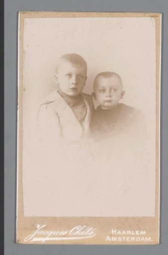 Portrait of Two Unknown Boys