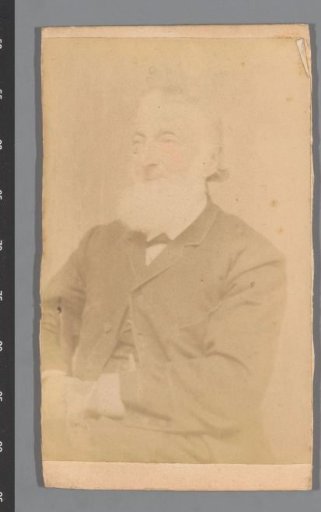 Portrait of an unknown man with a beard