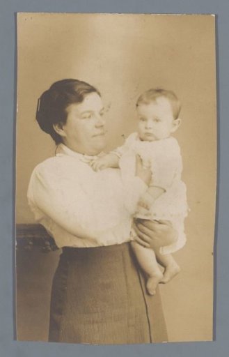 Portrait of an Unknown Woman with a Baby