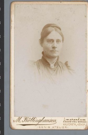 Portrait of an unknown woman