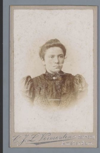 Portrait of an unknown woman