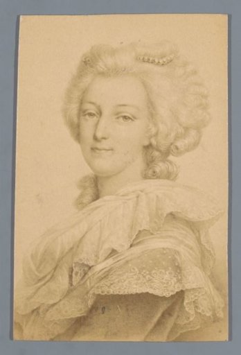 Photographic Reproduction of a Portrait of an Unknown Woman