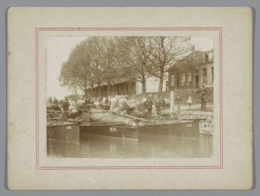 Boats along a quay