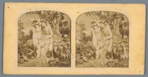 Mythological figures, probably made of wax, for a display