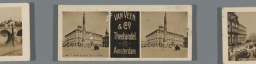 View of the Basilica of St. John Lateran in Rome, advertisement for Theehandel van Veen & Co.