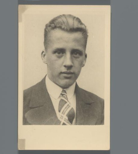 Portrait of an unknown young man