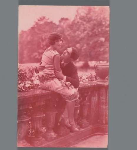 Set on a balustrade