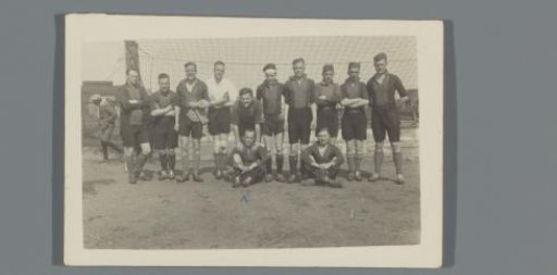 Group portrait of an unknown football team