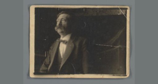 Portrait of an unknown man with a moustache, designated as Grandfather Noordhoff