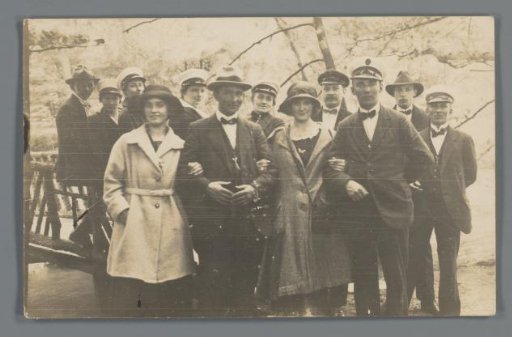 Group Portrait of a Group of Unknown Young People