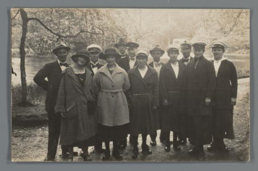 Group Portrait of a Group of Unknown Young People