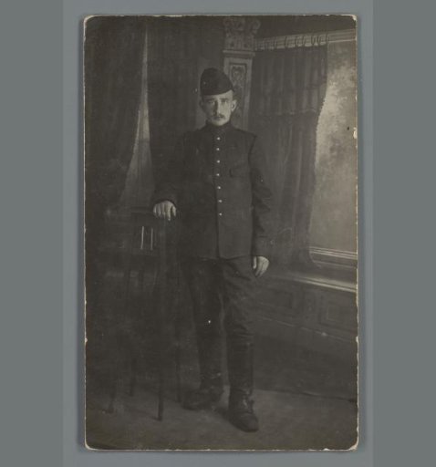 Portrait of an Unknown Man in Military Uniform