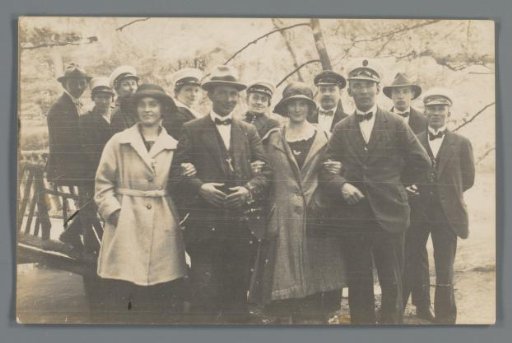 Group Portrait of a Group of Unknown Young People