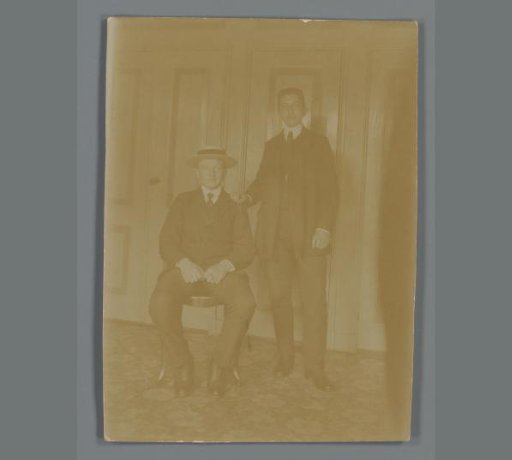 Portrait of Sietse Aardema and an Unknown Young Man