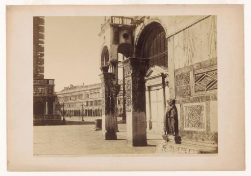 Piazza S. Marco taken from the Porta della Carta. Venice.