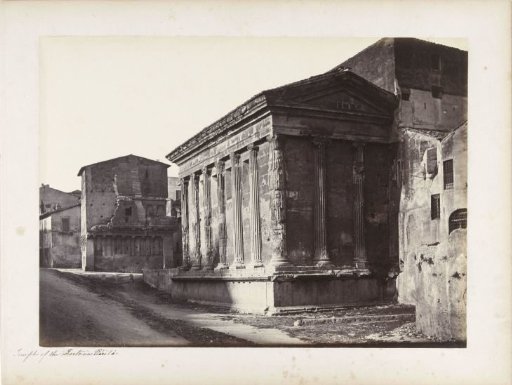 Temple of Portunus in Rome, Italy