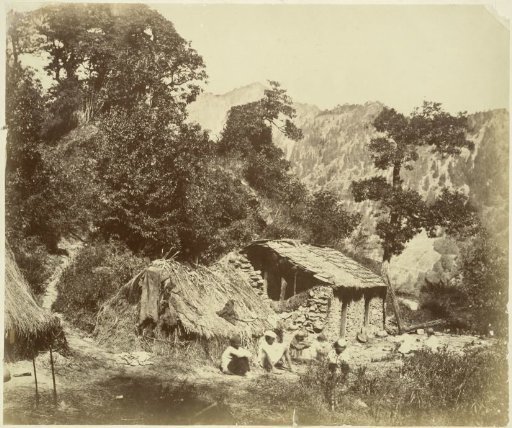 A hut of basket makers in Nainital, Uttarakhand, India