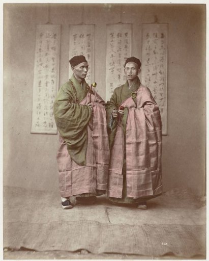Portrait of Two Chinese Buddhist Monks