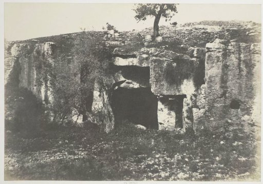 Tomb (grotto) in the Valley of Josaphat in Jerusalem