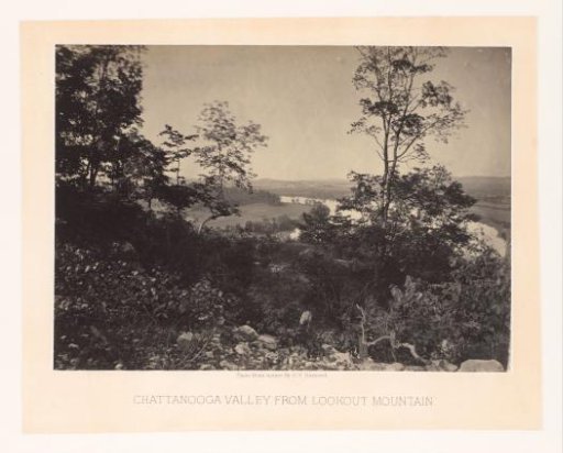 Chattanooga Valley from Lookout Mountain