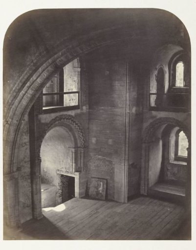 Interior of Hedingham Castle in Essex