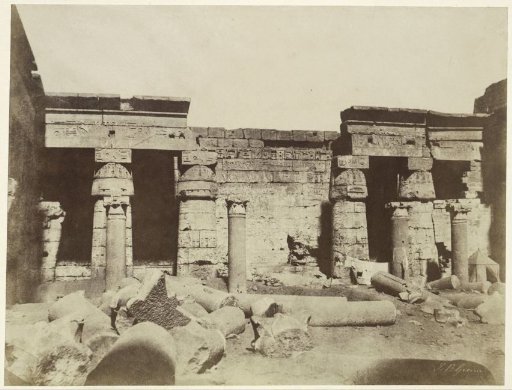 Temple of Medinet Habu in Thebes