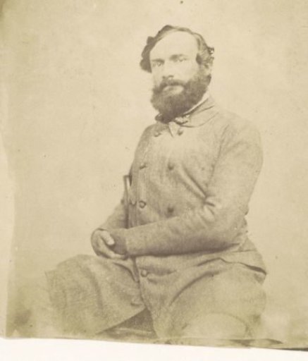 Portrait of an unknown man with a beard