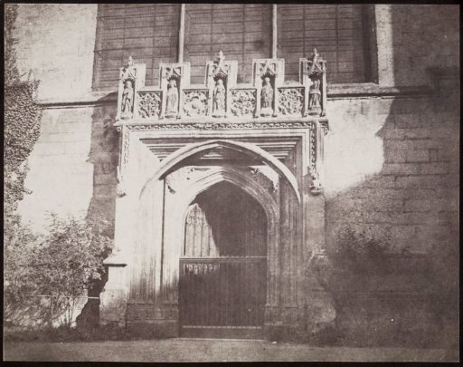 Entrance of the Magdalen College Chapel in Oxford