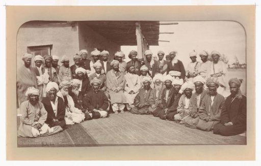 Group Portrait of Afghan Men, Afghanistan