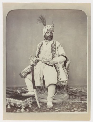 Portrait of Maharaja Ranbir Singh, Srinagar, Jammu & Kashmir, India