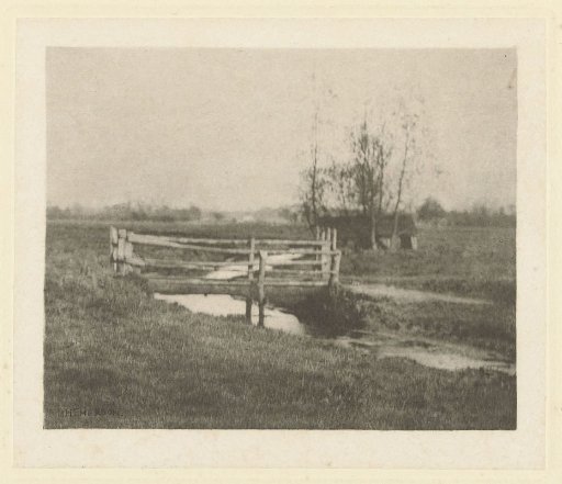 Landscape with Wooden Bridge in Norfolk