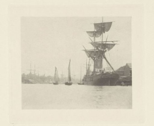 Shrimp Boats in a Harbour in Great Britain